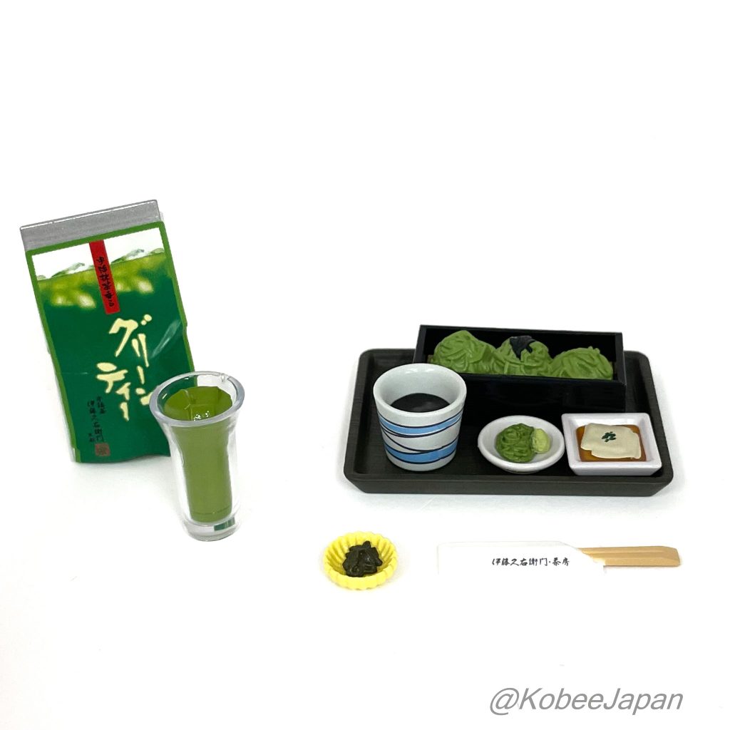 Kyoto Ujicha Itohkyuemon 6 Soba de Matcha Re-ment