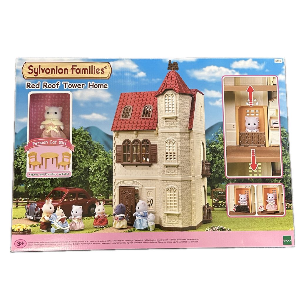 منزل برج بسقف أحمر 5493 Sylvanian Families Calico Critters
