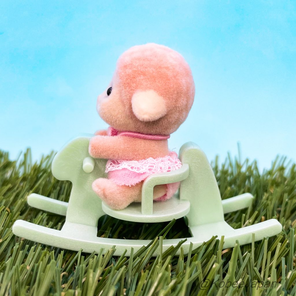 Bébé et Cheval à Bascule 2 Série Mouton Familles Sylvanian Calico Critters