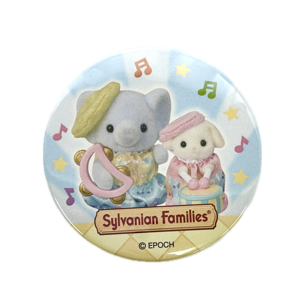 Bouton Clip Éléphant Lapin Groupe de Musique Familles Sylvanian Calico Critters