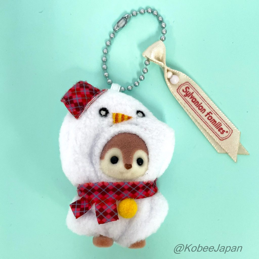 Porte-clés Bonhomme de neige Bébé cerf 2025 Sylvanian Families Calico Critters