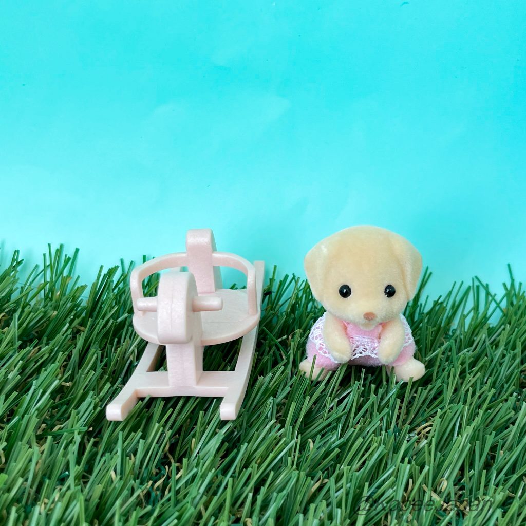 Baby And Rocking Horse Series 2 Labrador Sylvanian Families Calico Critters