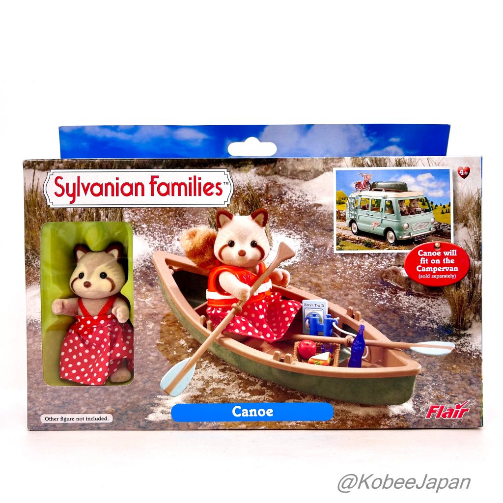 Canoe Boat With Racoon Flair Sylvanian Families Calico Critters