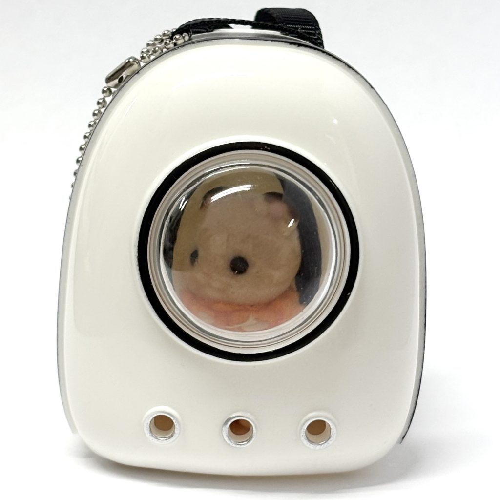 Capsule Toy Animal Backpack 4 All White