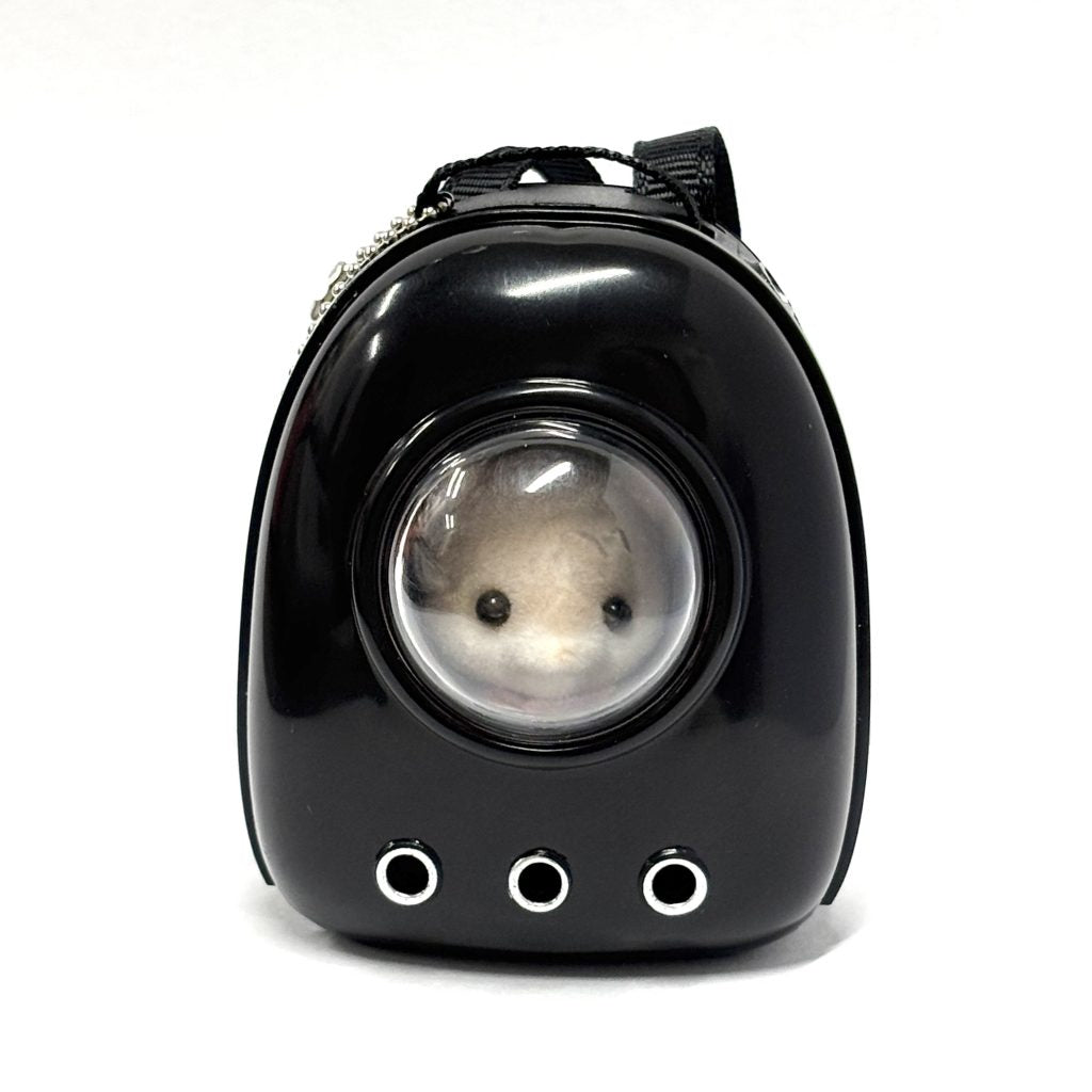 Sac à dos jouet capsule animal 4, noir intégral