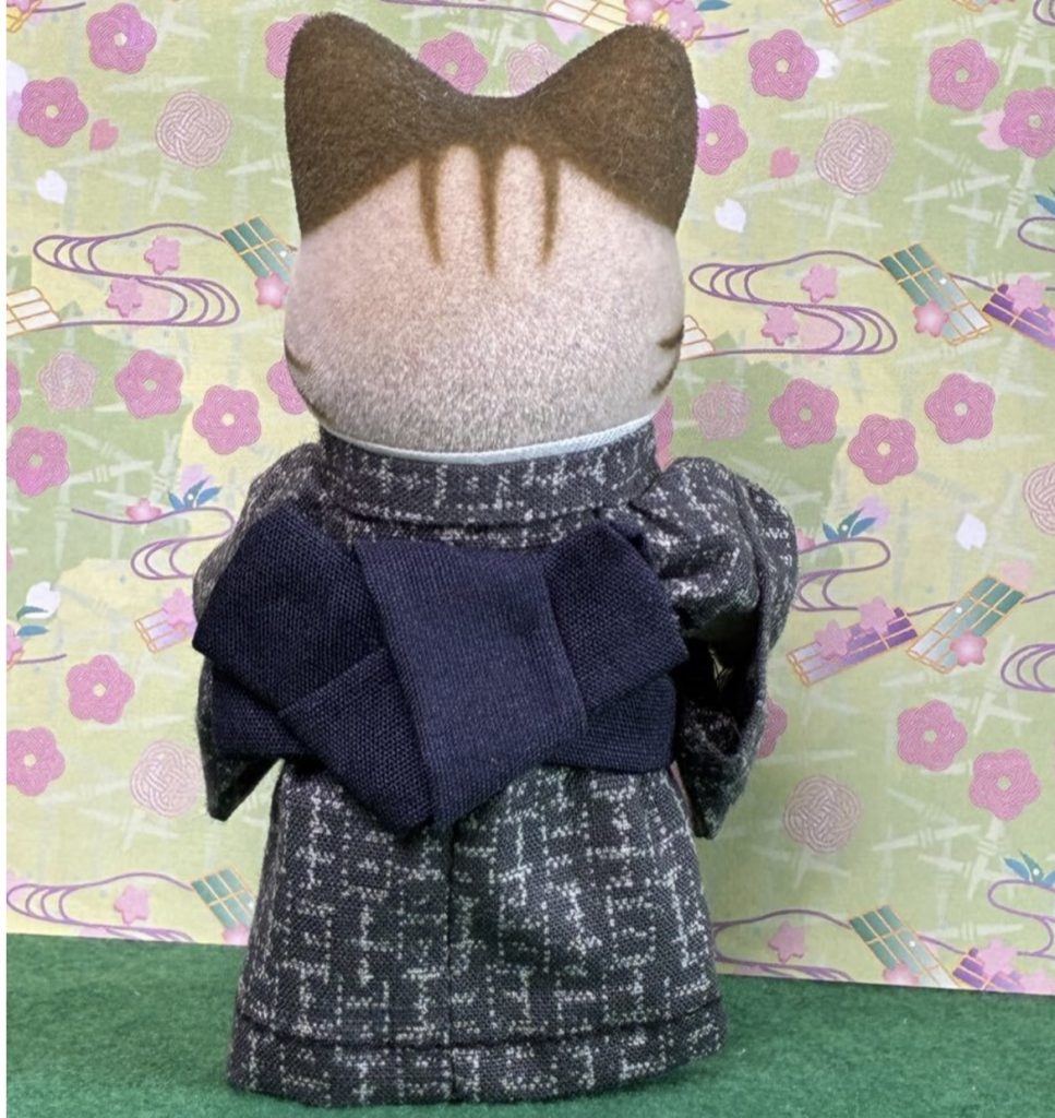 Kimono Gris pour Père Fait Main