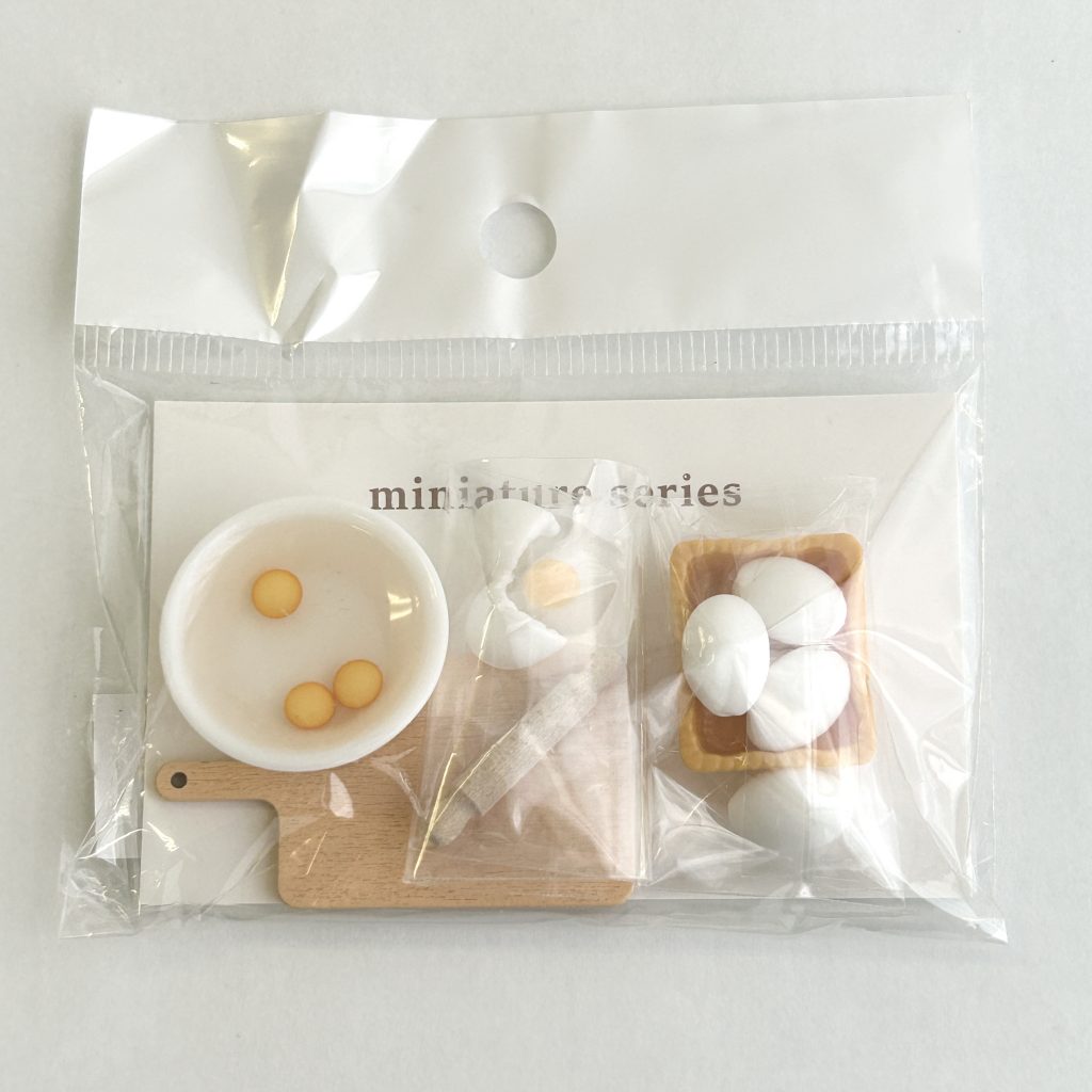 Miniature Kitchen Tool and Eggs Natural Kitchen
