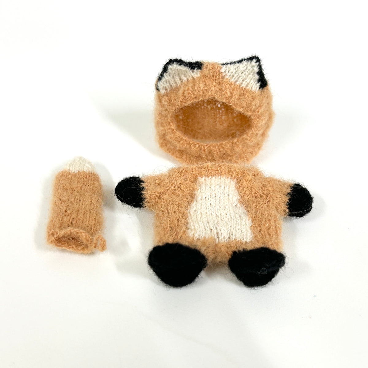 Knitted Fox Costume Handmade