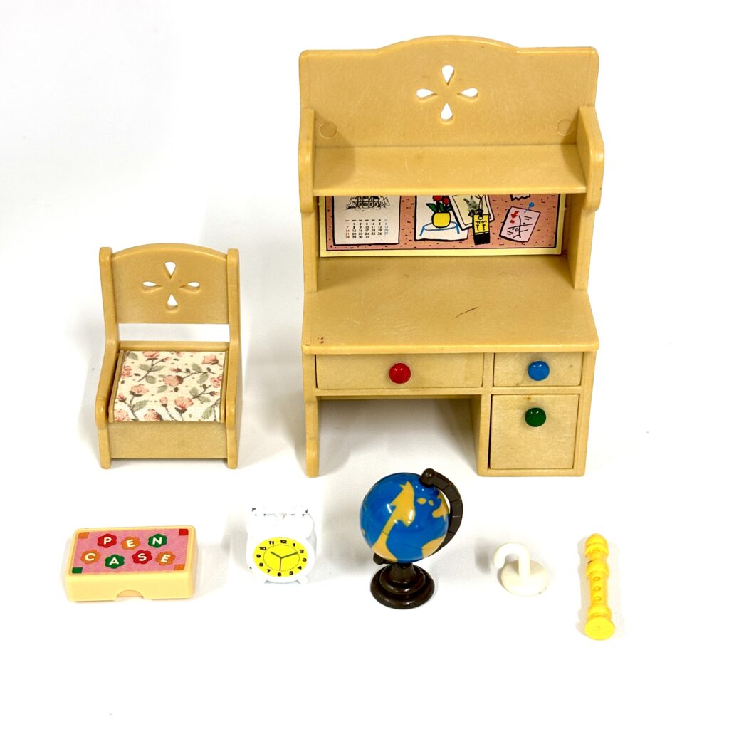 used Juego de escritorio vintage 1995 KA-68 Sylvanian Families Calico Critters