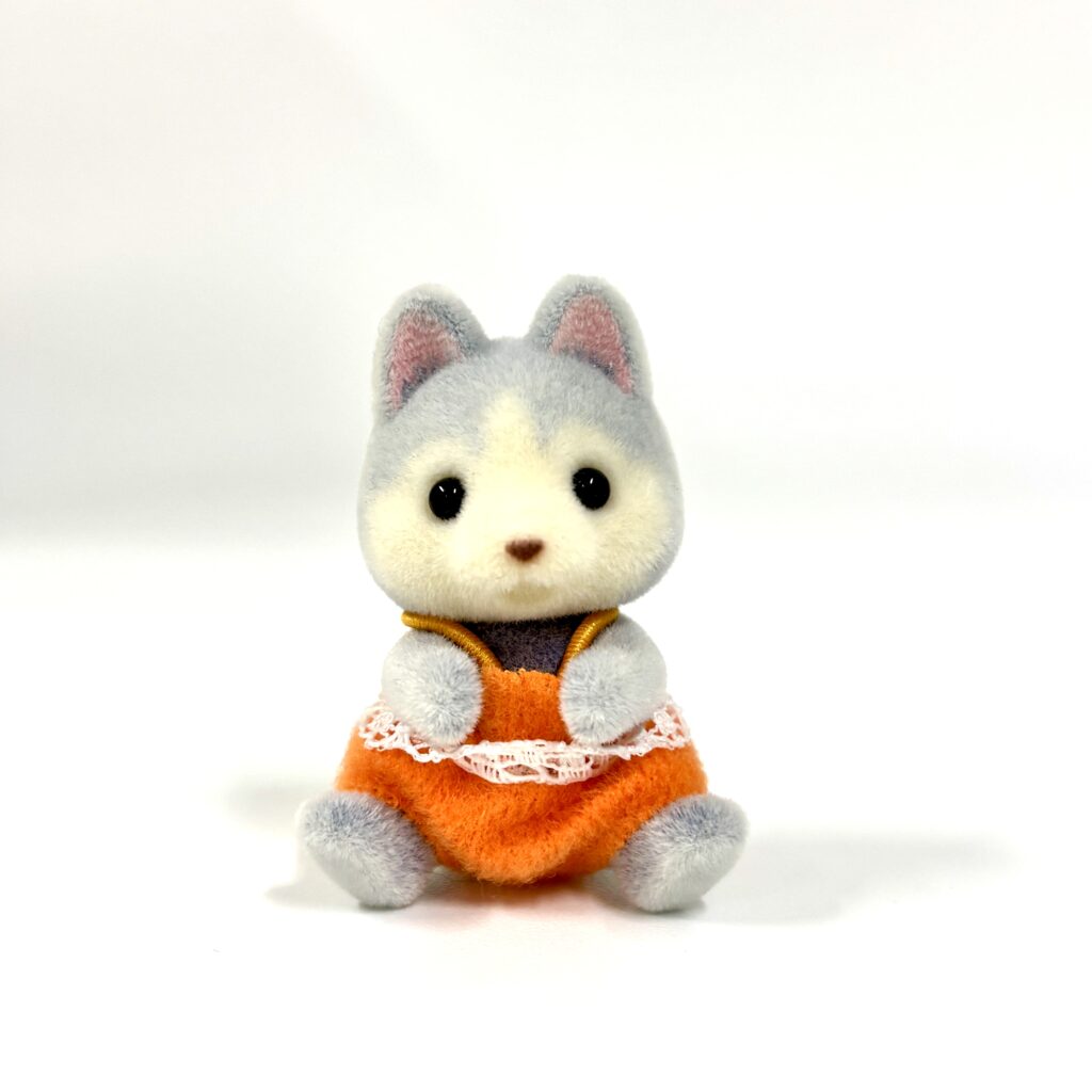 used Husky Bebé Sylvanian Families Calico Critters
