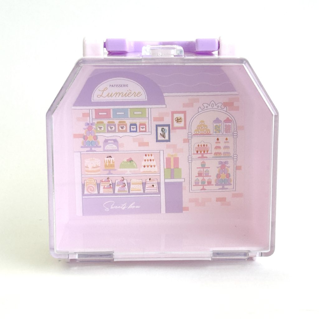 Estuche en forma de casa Patisserie Rosa Seria