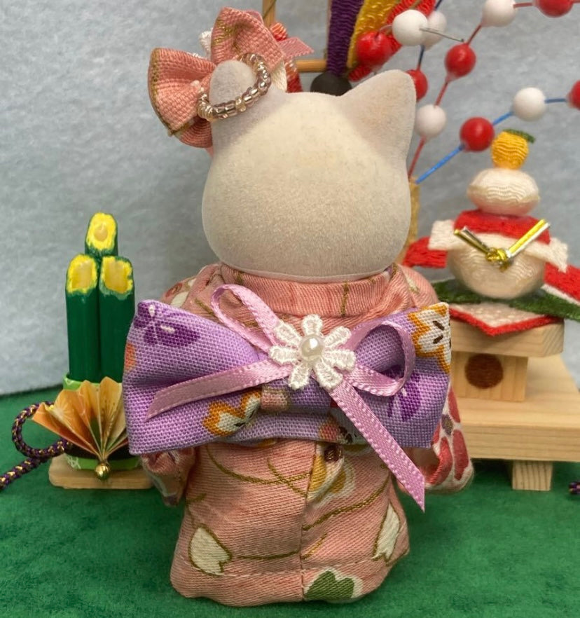 KIMONO SAKURA FAIT MAIN POUR MÈRE Japon Ne s'applique pas