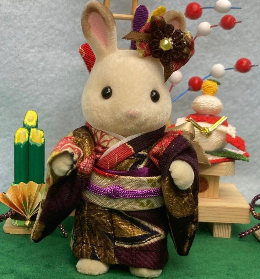 KIMONO VIOLET FAIT MAIN POUR MÈRE Japon Ne s'applique pas