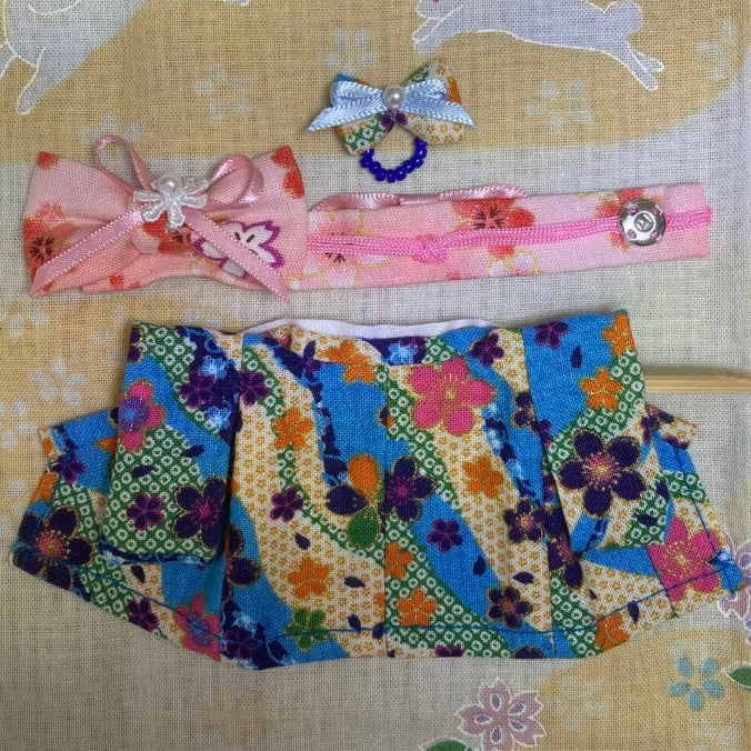 KIMONO BLEU FAIT MAIN POUR MÈRE Japon Ne s'applique pas