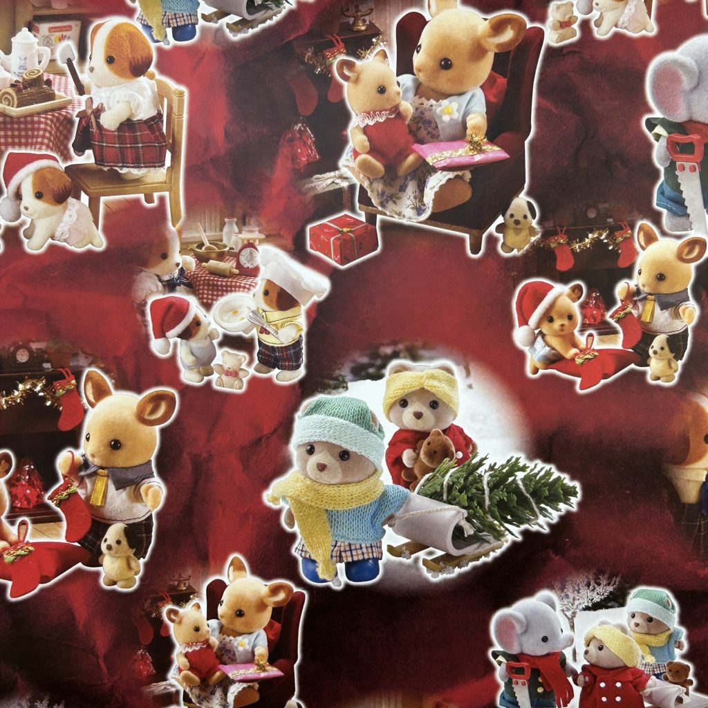 Wrapping Paper Sylvanian Families Calico Critters