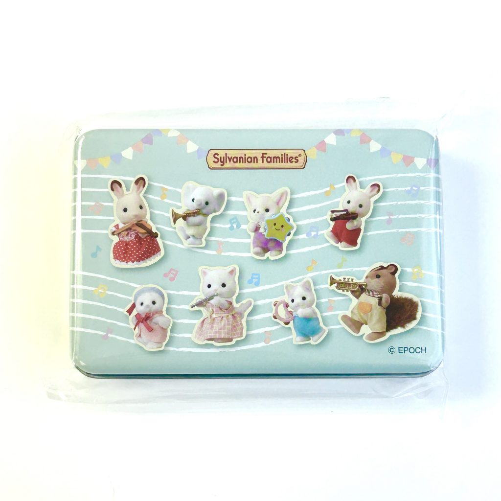 Boîte en étain Jouant des instruments de musique 2025 Familles Sylvanian Calico Critters