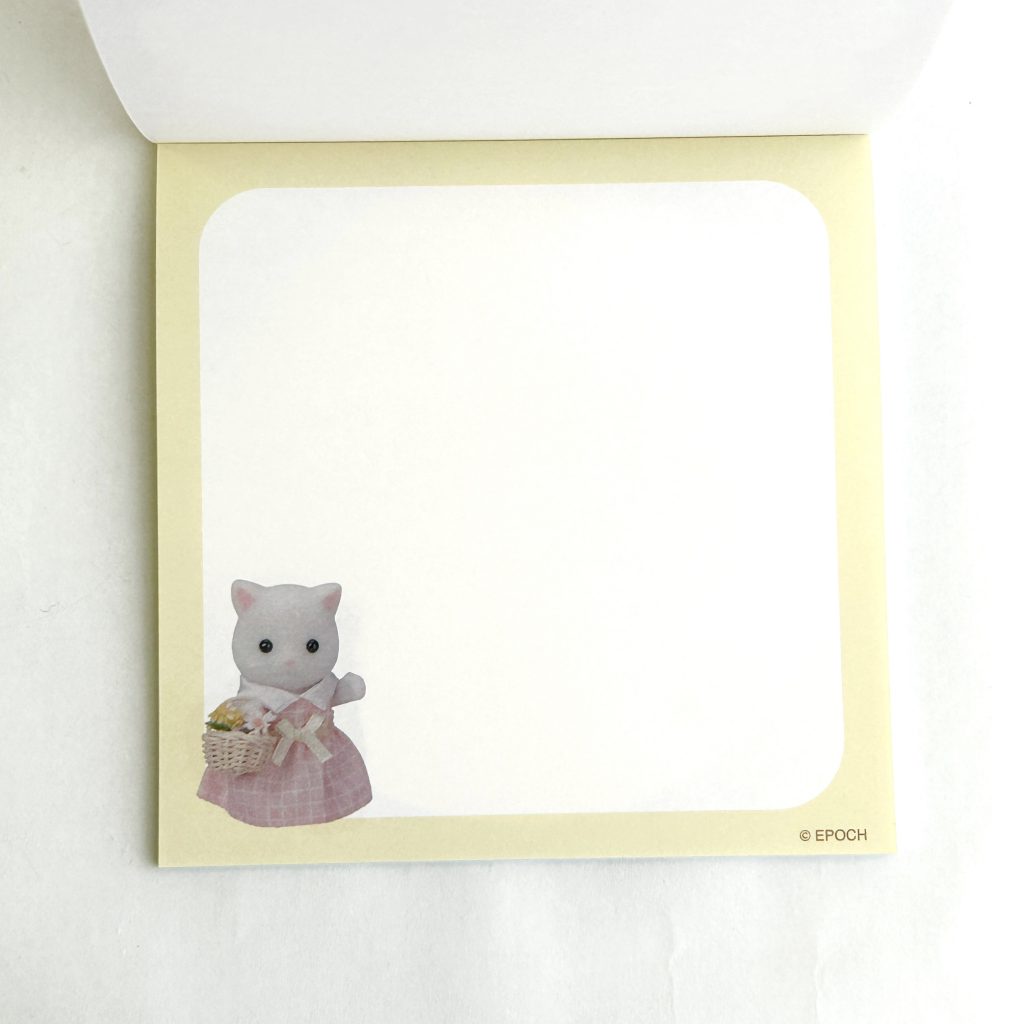 Memo Pad 40th Anniversary 2025 Sylvanian Families Calico Critters