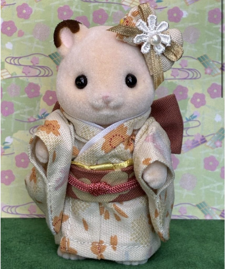 Light Orange Kimono for Mother Handmade