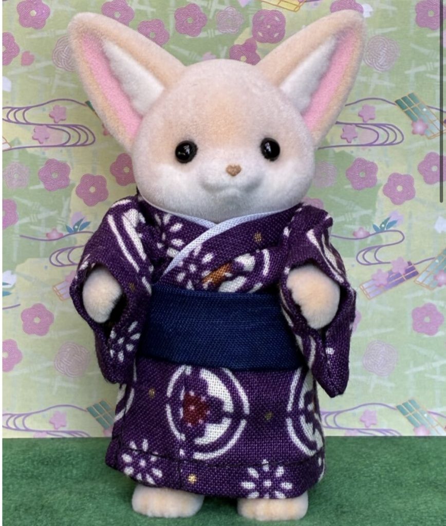 Purple Kimono for Father Handmade