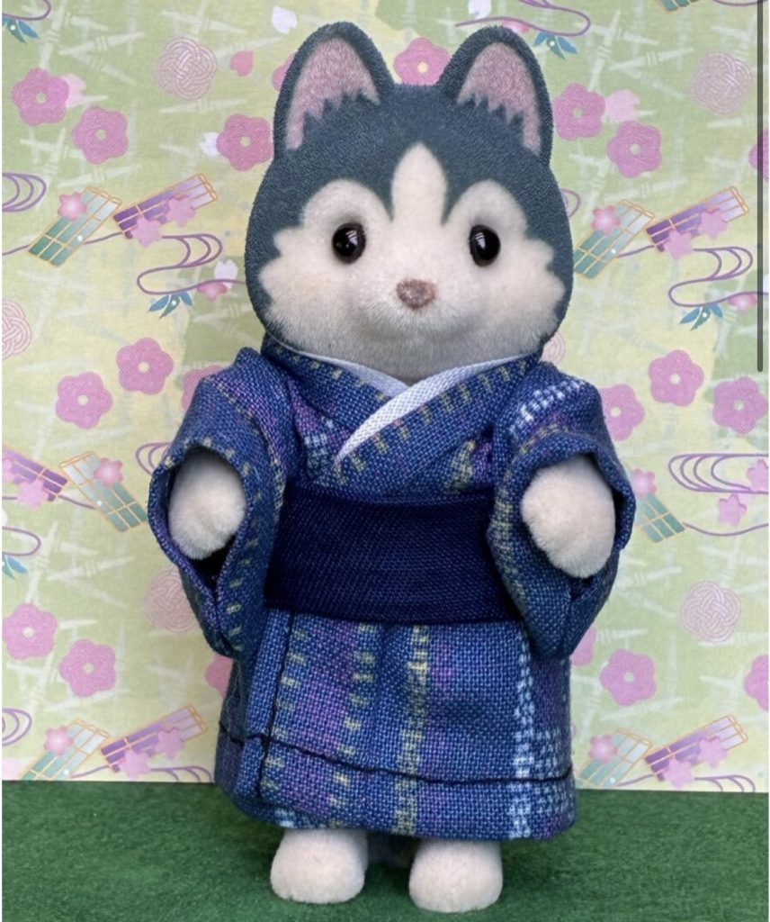 Kimono Bleu pour Grand Frère Fait Main