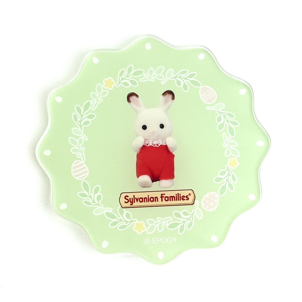 Dessous-de-verre en Acrylique Lapin Chocolat Bébé Sylvanian Families Calico Critters