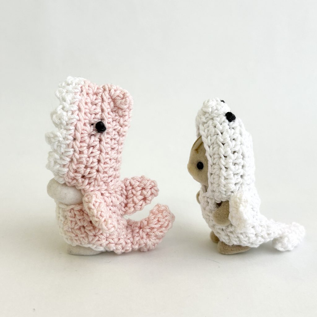 Crocheted Shark and Seal Costumes Handmade