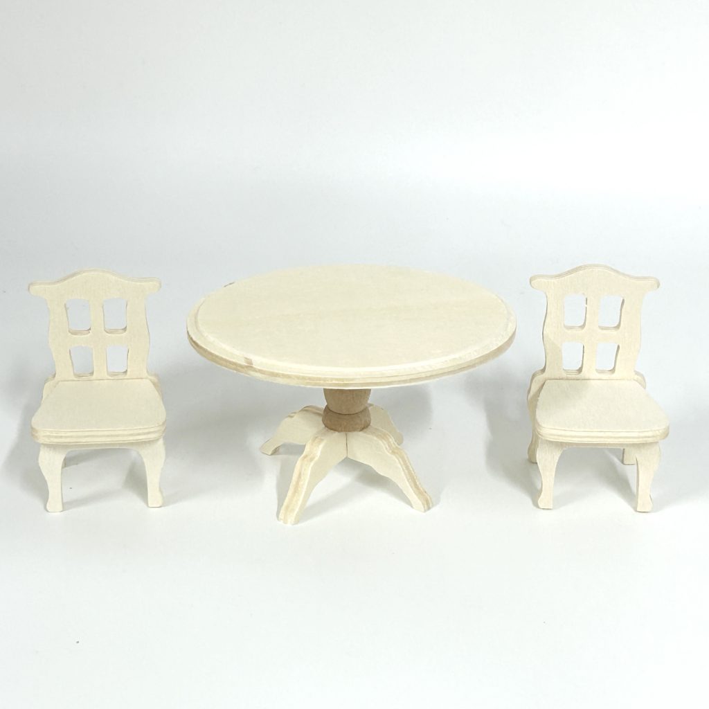 Antique Table and Chair Set Natural Kitchen