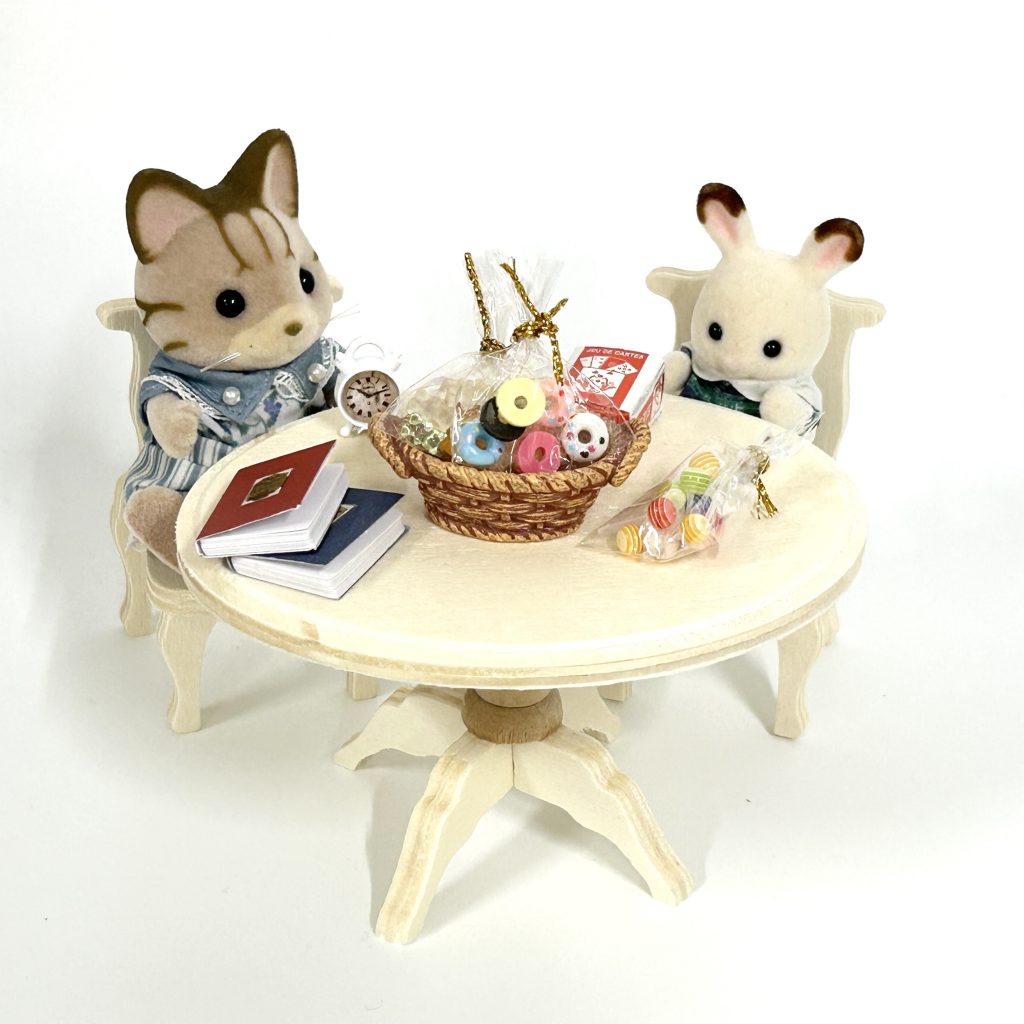 Miniature Sweets Basket Set Natural Kitchen
