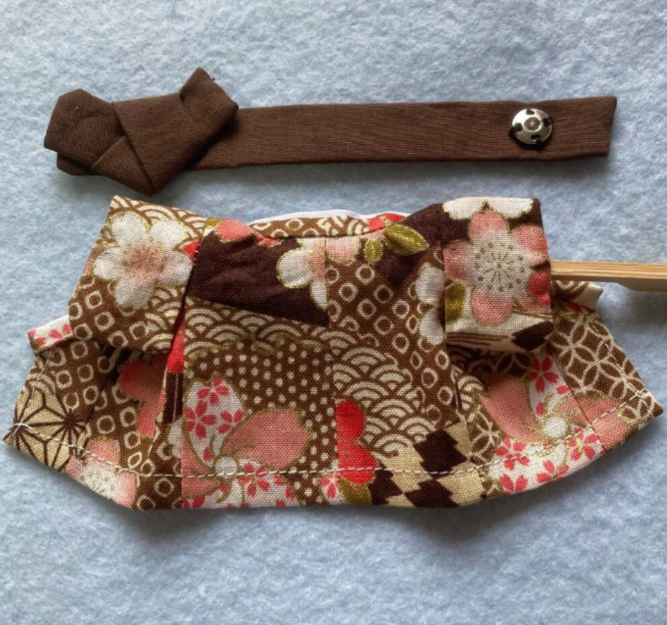 Brown Kimono for Father Handmade