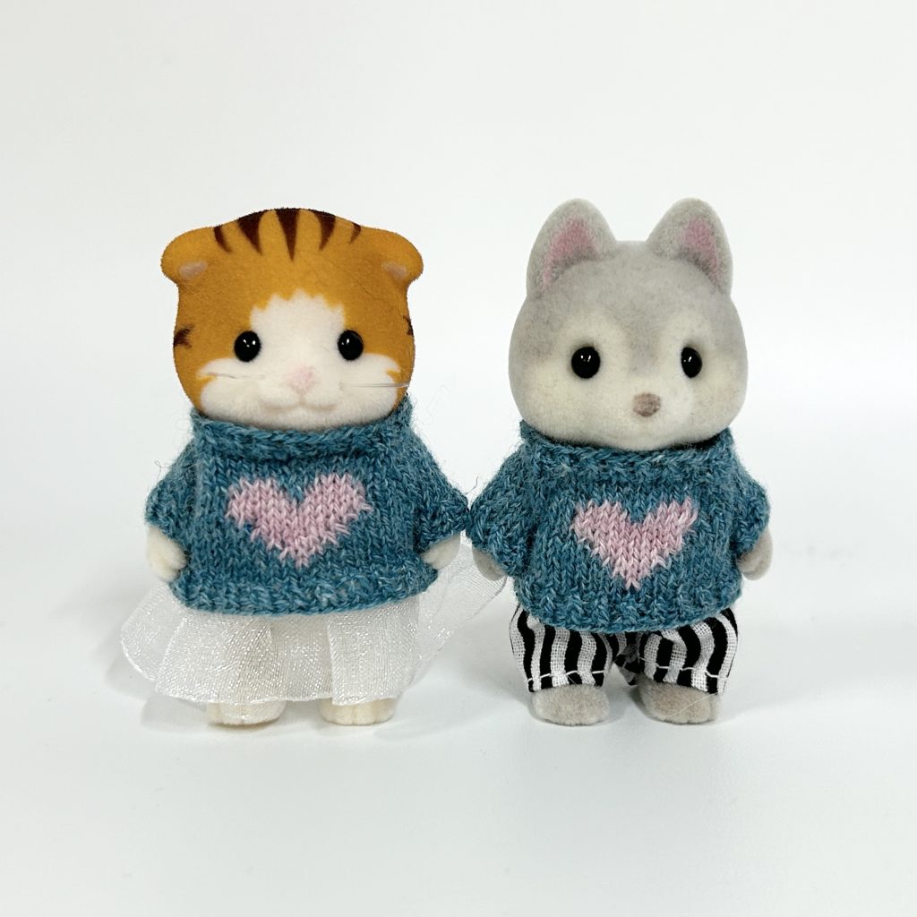 Valentine Sweater Green Handmade