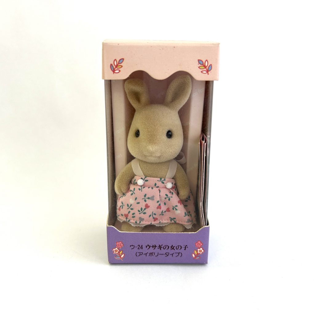 Vintage Ivory Rabbit Girl 1986 U-24-650 Sylvanian Families Calico Critters