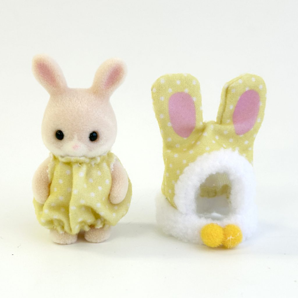 Déguisement de lapin coloré pour bébé Jaune Margaret Lapin 2025 Familles Sylvanian Calico Critters
