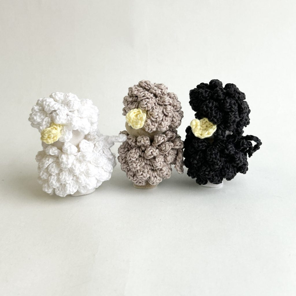 Crocheted Sheep Costume Set Handmade