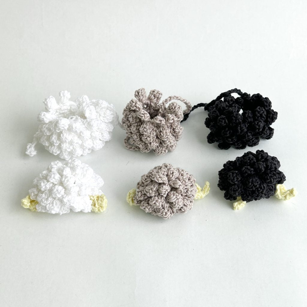 Crocheted Sheep Costume Set Handmade