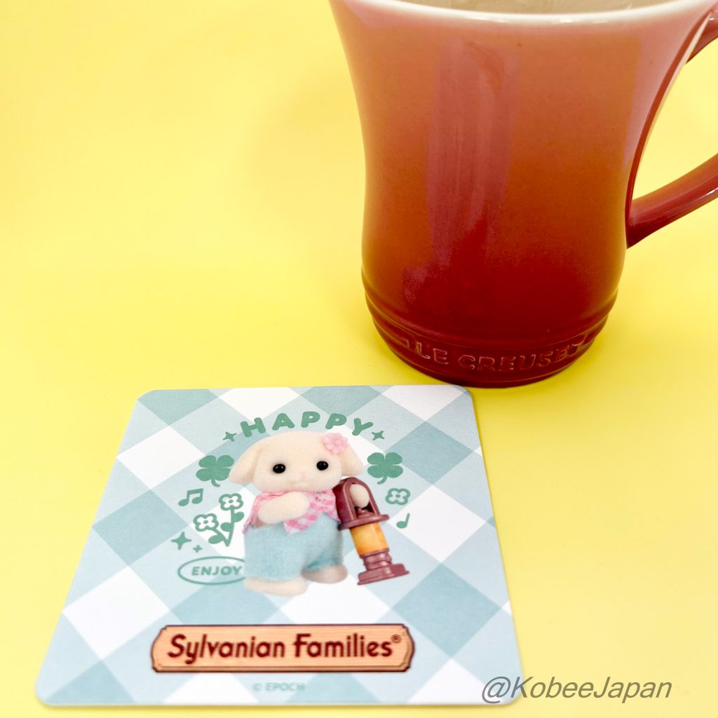 Paper Coaster Flora Rabbit Baby Sylvanian Families Calico Critters