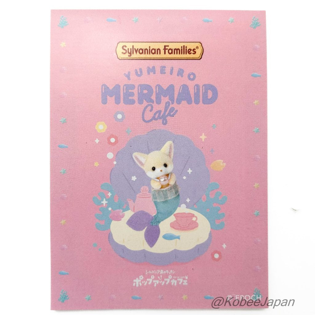 Yumeiro Mermaid Café دفتر ملاحظات ثعلب الفنك طفل عائلات سيلفانيان كاليكو كريترز