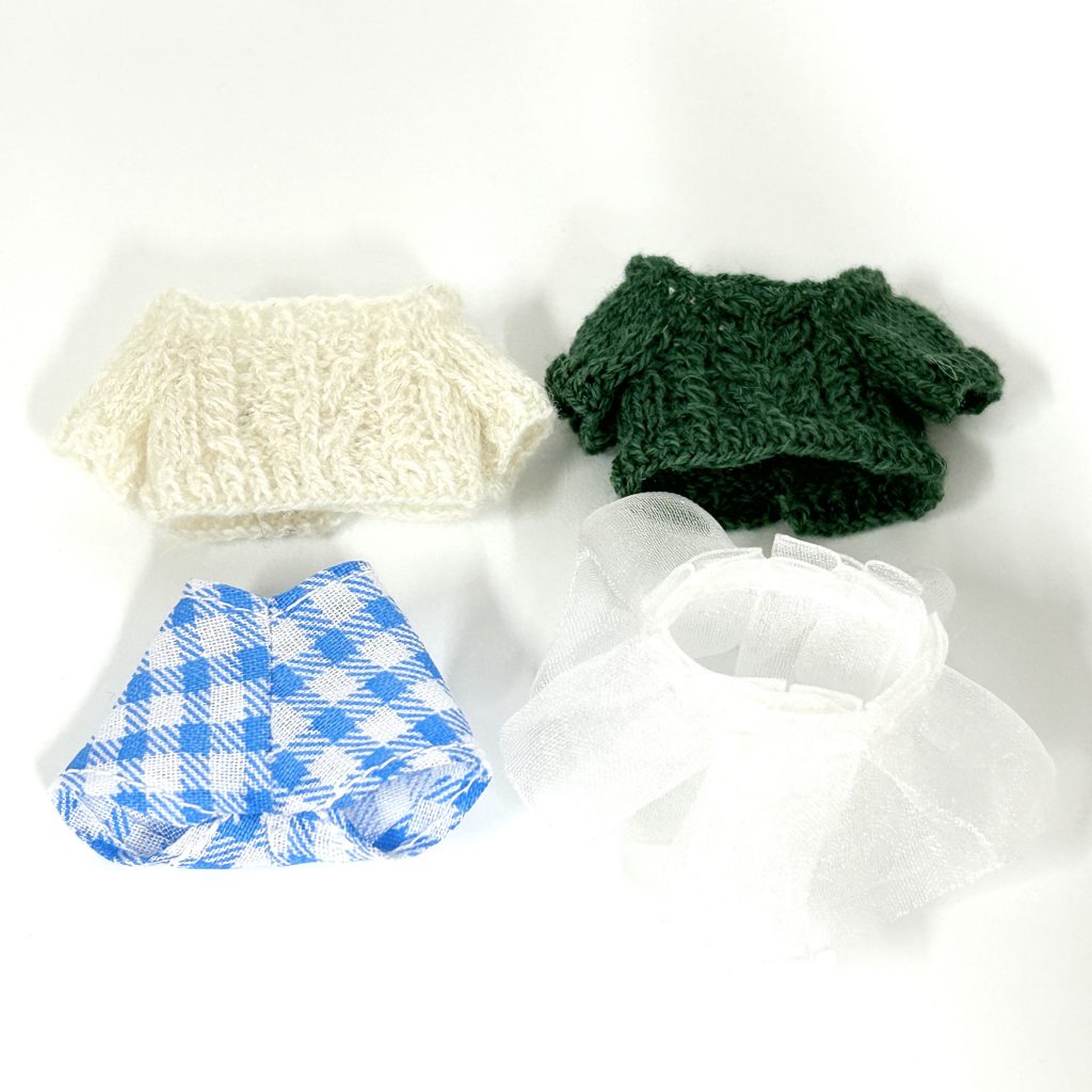 Ensemble pull torsadé vert fait main