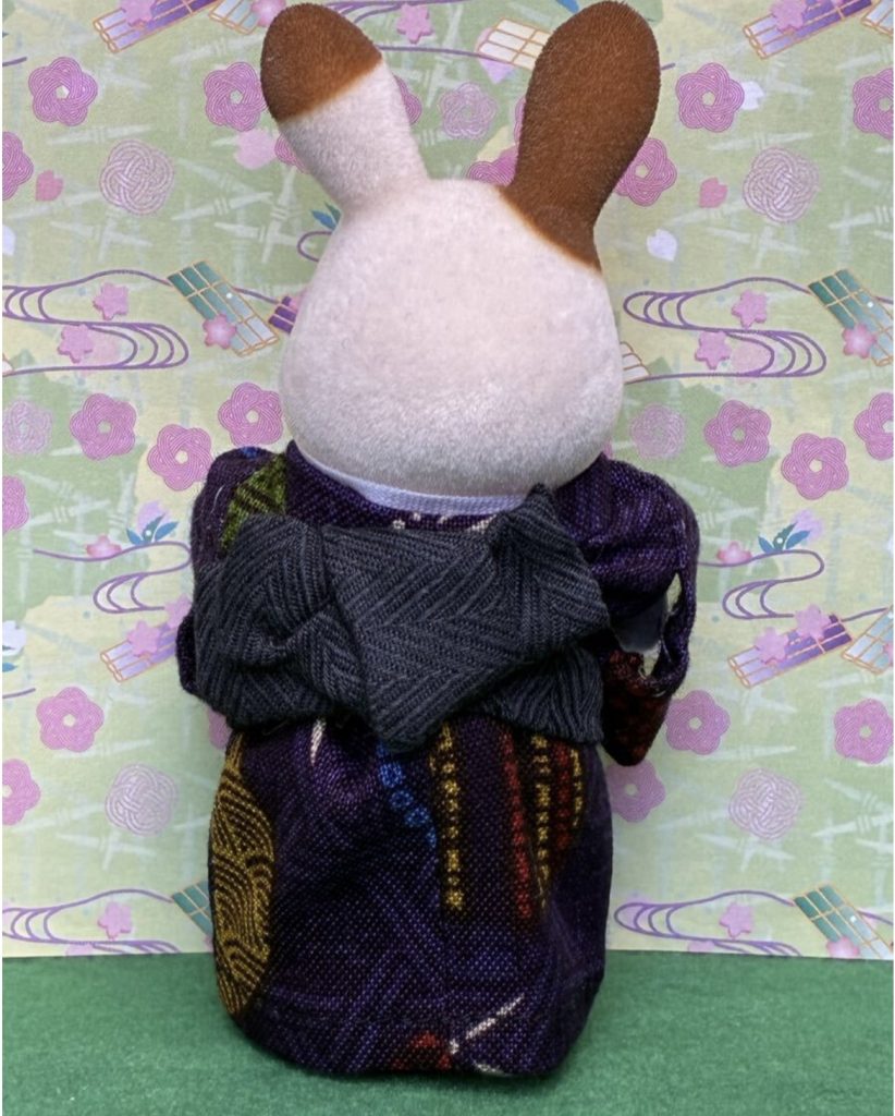 Purple hakama for brother. Handmade