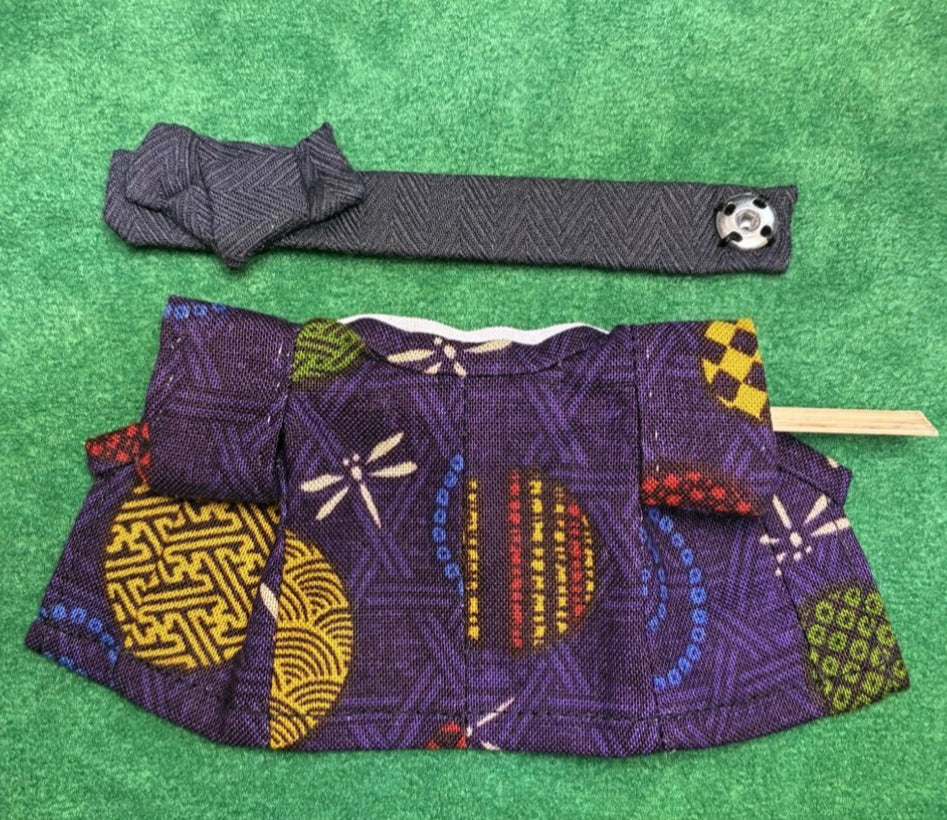 Purple hakama for brother. Handmade