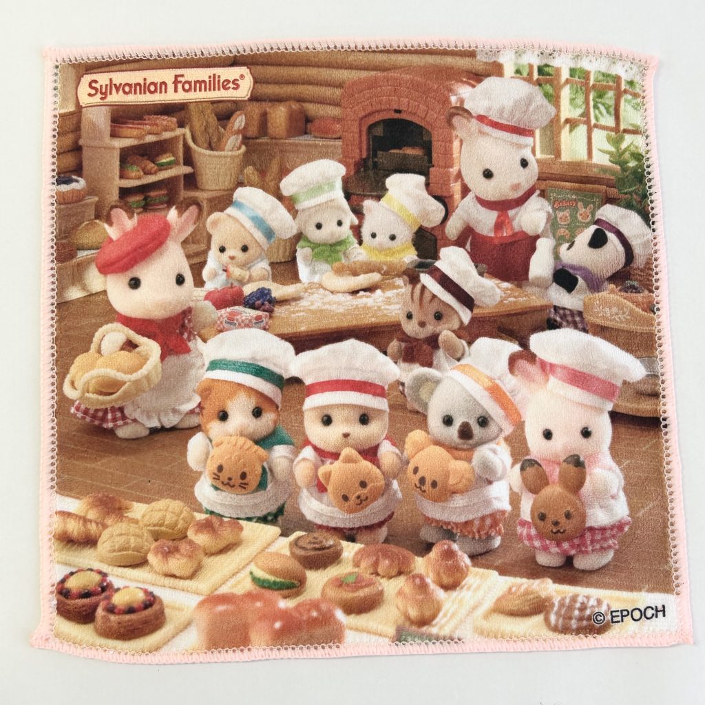 Serviette à main Moments délicieux 25cmx25cm Sylvanian Families Calico Critters