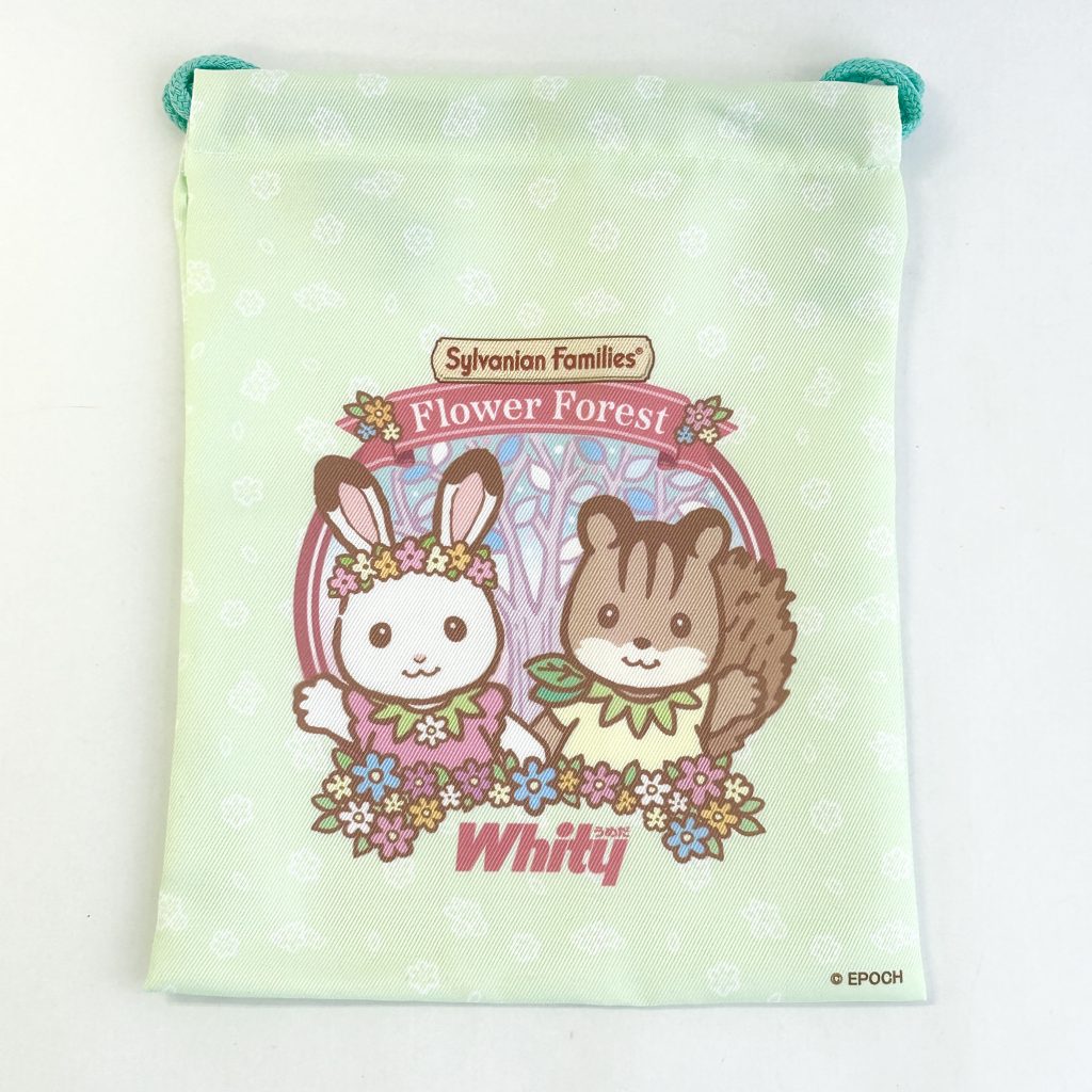 Drawstring Pouch Whity Umeda Sylvanian Families Calico Critters
