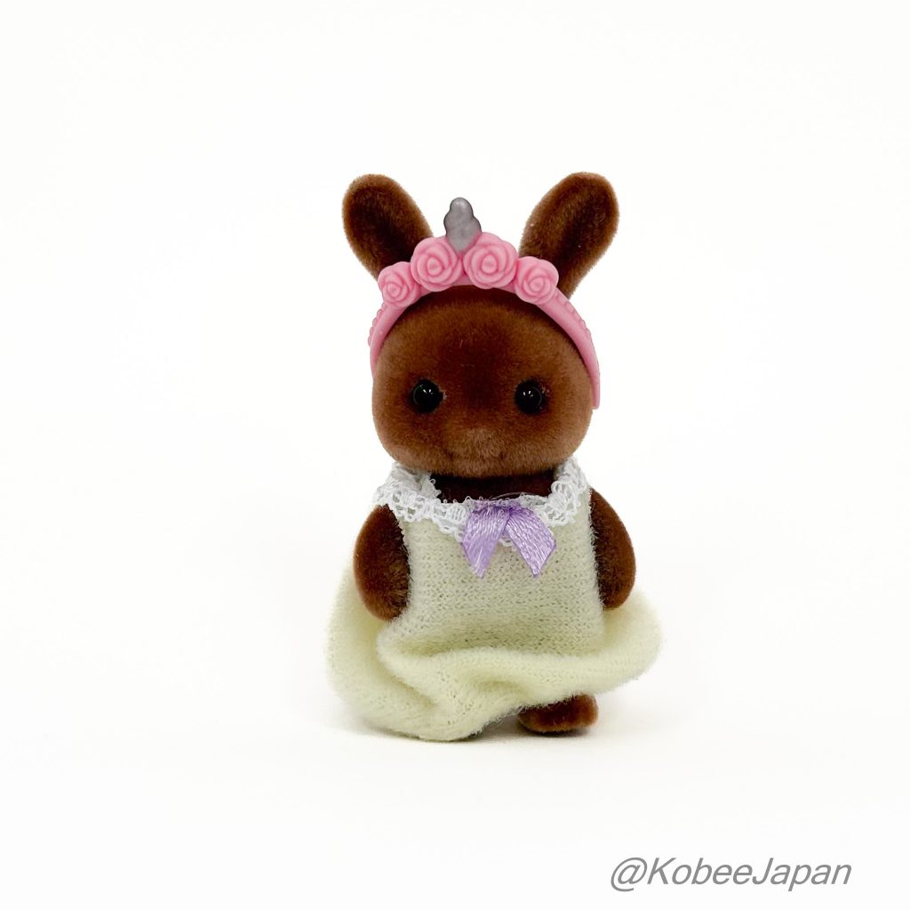 Baby Stylish Hair Series Brown Rabbit Baby 2022 Sylvanian Families Calico Critters