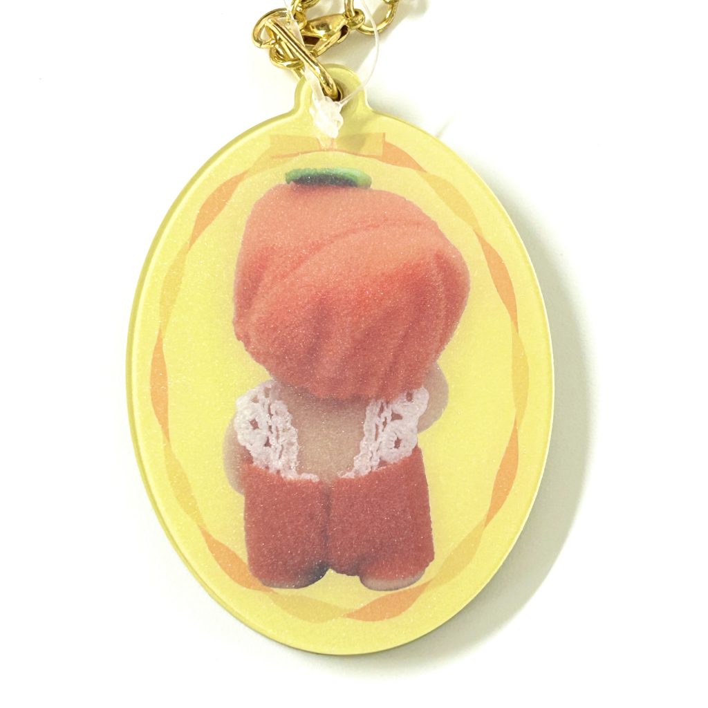 ميدالية مفاتيح بمرآة منزلقة بشكل فاكهة، سلسلة الأطفال: الدب الصغير، Sylvanian Families Calico Critters