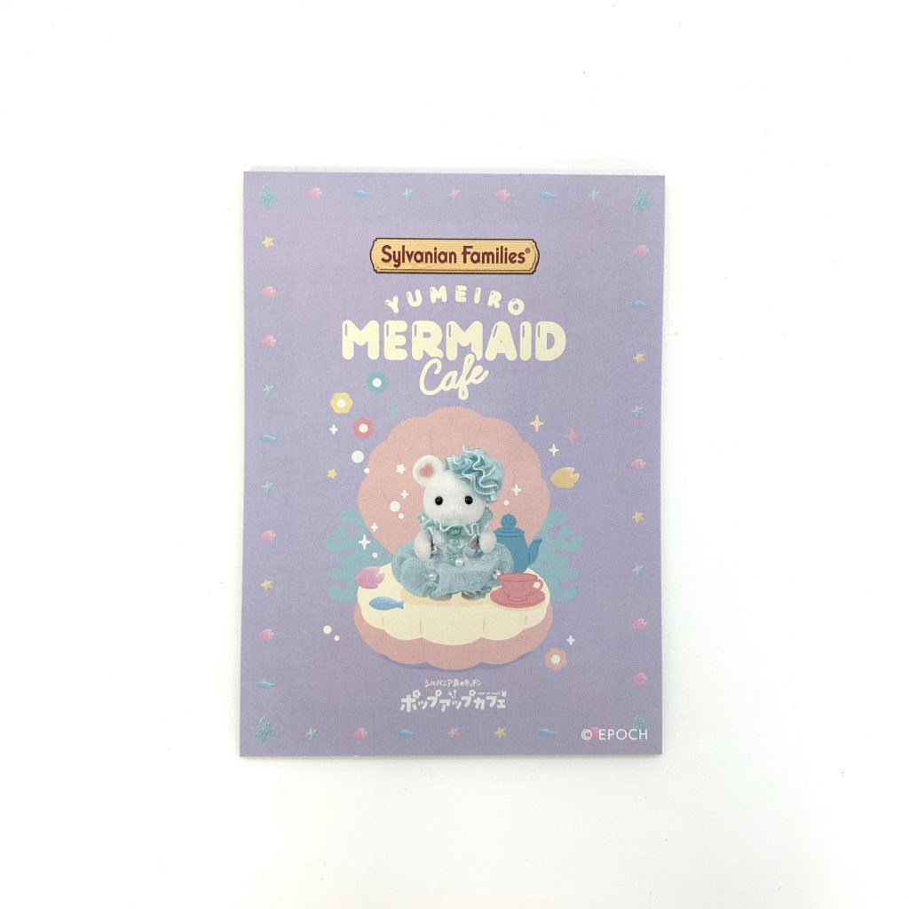 Yumeiro Mermaid Café Note Pad Marshmallow Mouse Baby Sylvanian Families Calico Critters