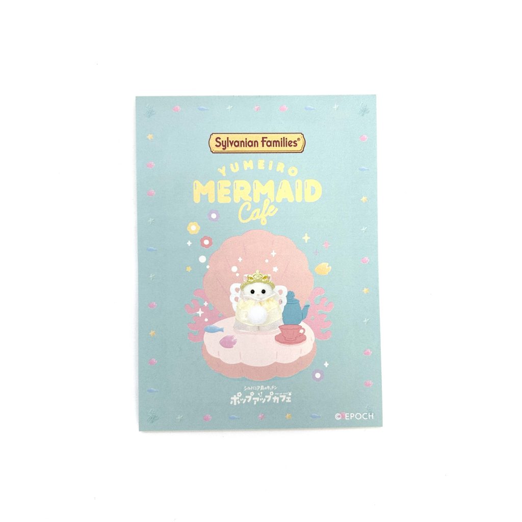Yumeiro Mermaid Café Note Pad Persian Cat Baby White Sylvanian Families Calico Critters