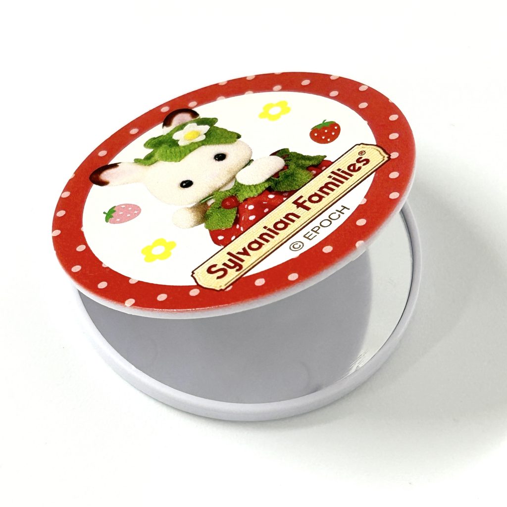 Miroir Smartphone Lapin Chocolat Fraise Sylvanian Families Calico Critters