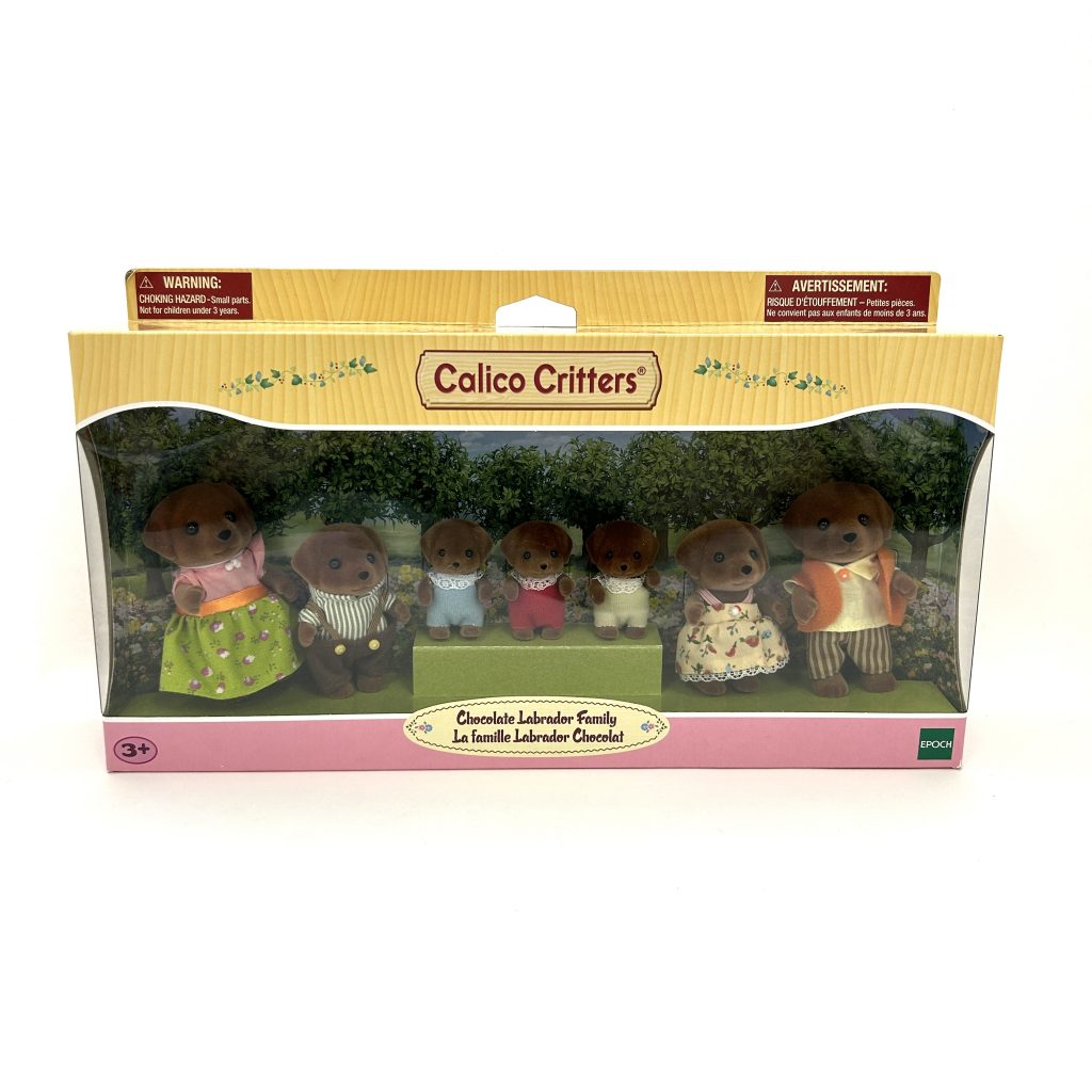 Chocolate Labrador Family CC2087 عائلات سيلفانيان كاليكو كريترز
