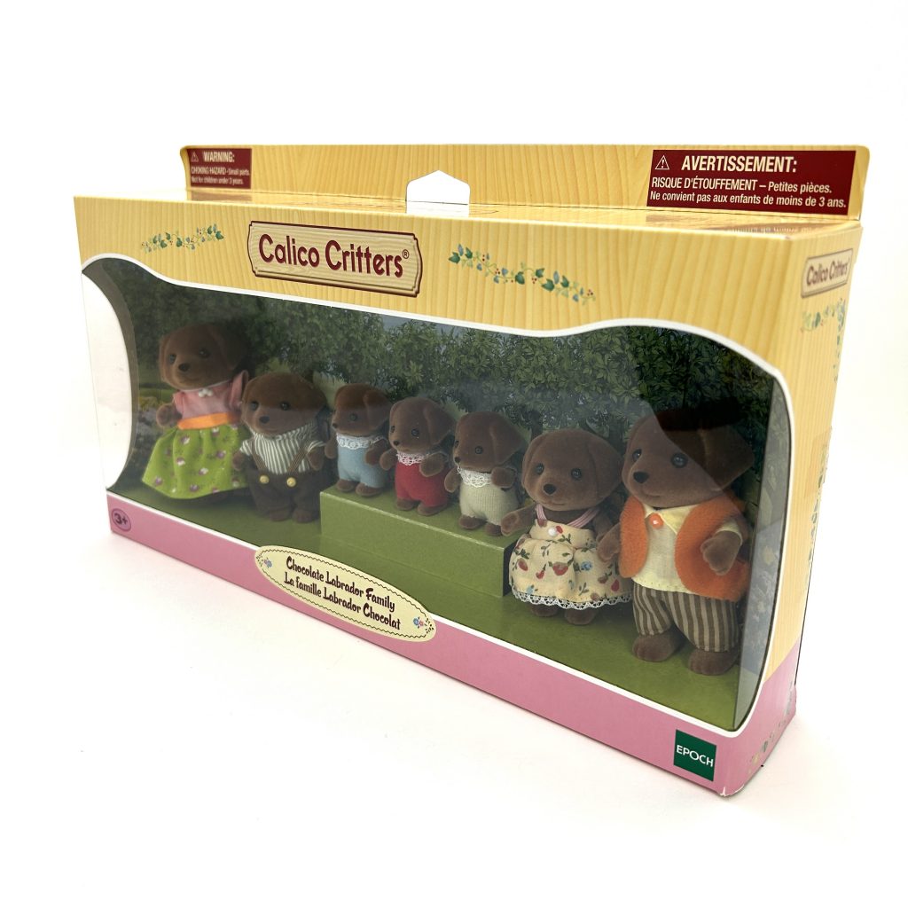 Chocolate Labrador Family CC2087 عائلات سيلفانيان كاليكو كريترز