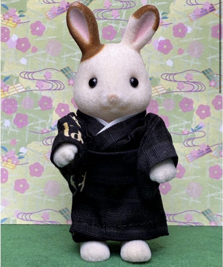 Kimono for Big Brother Black Handmade