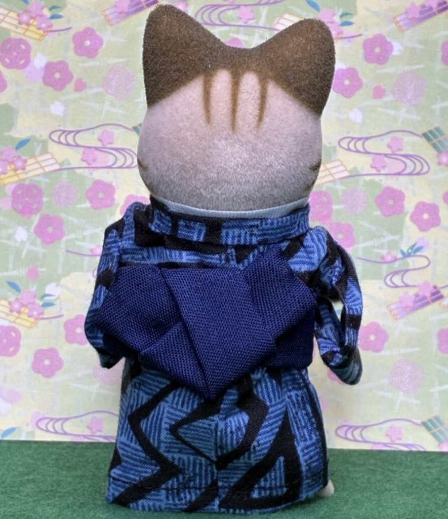 Kimono for Father Blue Handmade